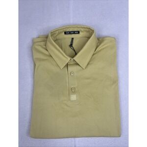 Sun Day Red Cypress Slim Classic Golf Polo Men's Size Medium Color Dawn Yellow